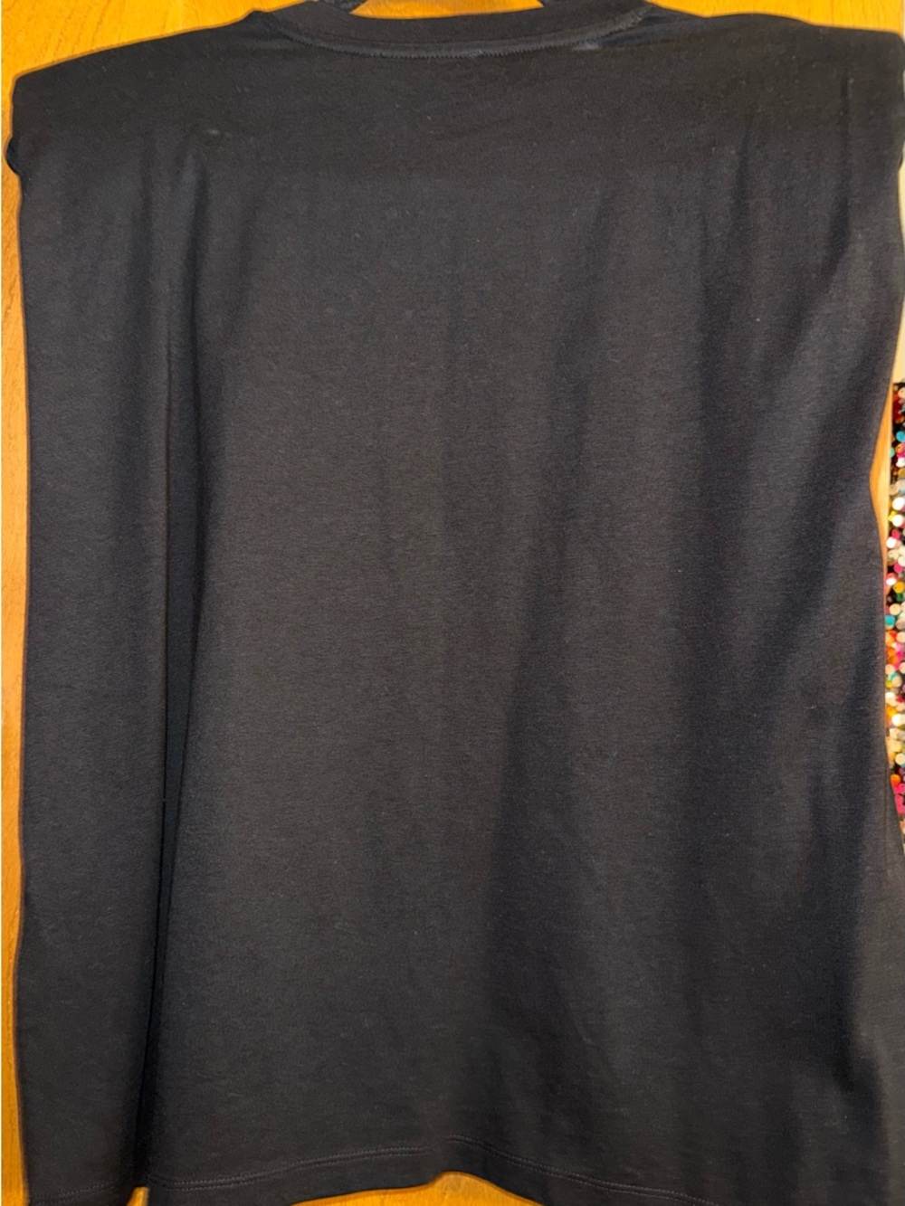 Zara Black Knit Skirt with Silver Stud Accents - Picture 2 of 5